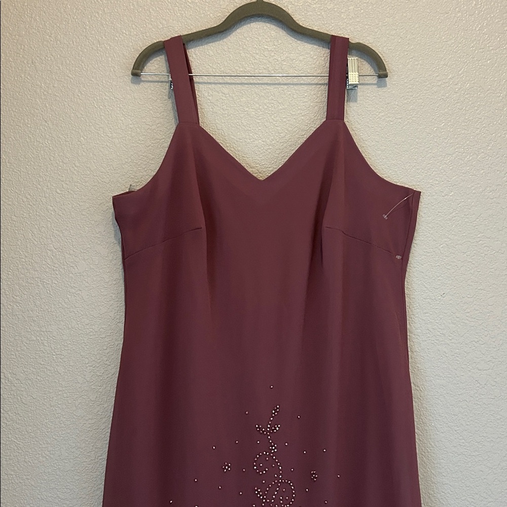 Elegant Lilac Dress with cover jacket size 20W NWT - Picture 10 of 12